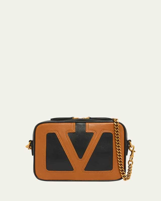Viva Superstar VLOGO Leather Crossbody Bag